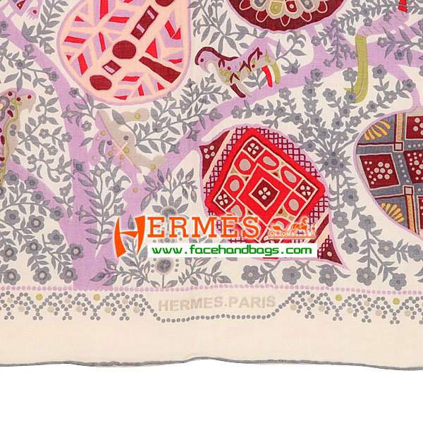 Hermes Cashmere Square Scarf Beige HECASS 140 x 140